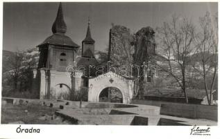 Óradna, Radna; templom romok / church ruins. Fotosport