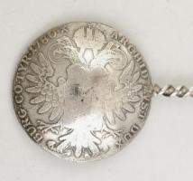 Ezüst(Ag) "Mária Terézia" kanál, 3 db, jelzett, h: 17 és 19,5 cm, nettó: 104,6 g