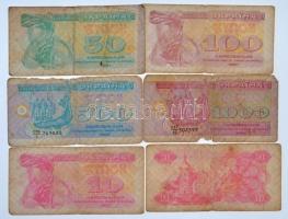 Vegyes: ~68db-os szovjet és ukrán fémpénz és bankjegy tétel T:vegyes
Mixed: ~68pcs of Soviet and Uk...