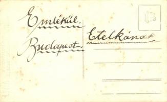 Budapesti laktanya étkezdéje katonákkal / Hungarian military barracks interior, dining room with sol...