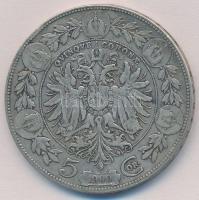 Ausztria 1900. 5K Ag "Ferenc József" T:2- 
Austria 1900. 5 Corona Ag "Franz Joseph&q...