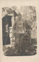 Kis Mihály őrmester az első világháborúban a katonai táborban / WWI K.u.k. sergeant in the military camp. photo