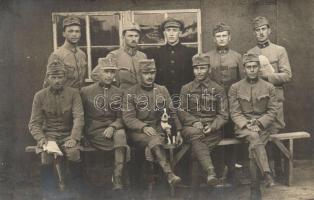 1917 Verchnije-Mulli, Verkhniye; Tiszti fogolytábor / WWI K.u.k. military officers in detention camp. photo