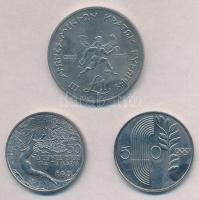 Ciprus 1985. 50c Cu-Ni + 1988. 50c Cu-Ni + 1989. 1Ł Cu-Ni T:1-
Cyprus 1985. 50 Cents Cu-Ni + 1988. ...