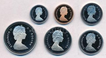 Kanada 1981. 1c-1$ (6xklf) T:PP Canada 1981. 1 Cent - 1 Dollar (6xdiff) C:PP