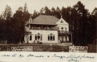 1900 Felsőróna, Horná Roven (Selmecbánya); Róza szálló / hotel. photo