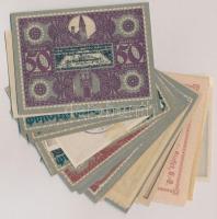 Ausztria 1920-1921. 30db-os papír szükségpénz tétel T:I,I- Austria 1920-1921. 30pcs of paper necessi...