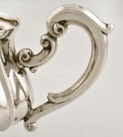 Ezüst(Ag) füles kiöntő, jelzett, 12,5×8,2 cm, nettó: 95,8 g