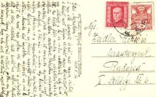 1928 Tátraotthon, Tatraheim, Tatranské Zruby; szálloda télen / hotel in winter. M. Szabó photo