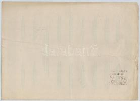 Budapest 1929. "Részvénytársaság Villamos és Közlekedési Vállalatok Számára" tíz részvénye...