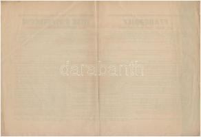 Budapest 1911. "Kisbirtokosok Országos Földhitelintézete" 4 1/2%-os záloglevele 10.000K-ró...