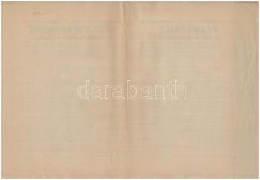 Budapest 1917. "Kisbirtokosok Országos Földhitelintézete" 4 1/2%-os záloglevele 2000K-ról,...
