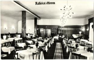 8 db modern magyar városképes lap, vendéglők, éttermek: Budapest, Balatonfüred, Hajdúszoboszló, Tisz...