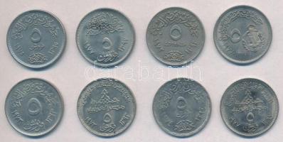 Egyiptom 1972-1977. 5p Cu-Ni (8xklf) T:1,1-
Egypt 1972-1977. 5 Piastres Cu-Ni (8xdiff) C:UNC,AU