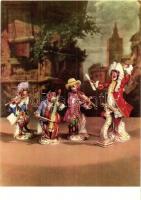 21 db modern német meisseni porcelán motívumos képeslap / 21 Eastern-German porcelain motive postcar...