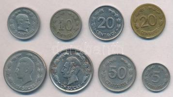 Ecuador 1928-1971. 5c-1S (8xklf) T:1-,2,2-
Ecuador 1928-1971. 5 Centavos - 1 Sucre (8xdiff) C:AU,XF...