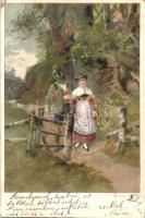 62 db RÉGI művészlap / 62 pre-1945 art postcards