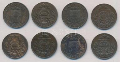 Lettország 1924-1939. 1s Br (8xklf) T:1-
Latvia 1924-1939. 1 Santims Br (8xdiff) C:AU