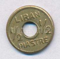 Libanon / II. Világháborús szükségpénz 1941. 1/2p sárgaréz T:2
Lebanon / World War II coinage 1941....