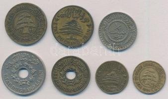 Libanon / Francia Protektorátus 1924-1940. 1/2p-5p (7xklf) T:1-,2
Lebanon / French Protectorate 192...