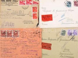 cca 1910-1980 Vegyes papírrégiség tétel, közte I. és II. világháborús tábori posta, oklevelek, igazo...