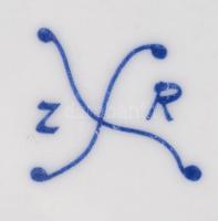 ZR ékszeres dobozka, matricás, hibátlan, 6×5 cm