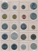 Vegyes: 191db-os magyar és külföldi érme tétel, albumba rendezve, közte egy római + 7db bankjegy, eg...