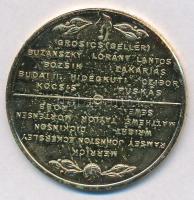1993. "Magyarország-Anglia 6:3 - 1953. Nov. 25." aranyozott fém emlékérem tokban (42,5mm) ...