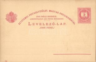 Budapest V. Ferenc József tér és az Akadémia. floral Art Nouveau litho, 5 Kr. Ga