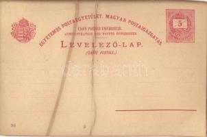 Budapest VIII. Nemzeti Múzeum, villamos, Ezredéves Országos Kiállítás, piros 5kr Ga. s: Dörre Tivada...