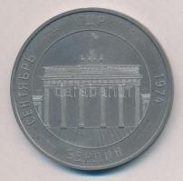 NDK 1974. Berlin - KGST fém emlékérem (60mm) T:2 GDR 1974. Berlin - COMECON metal commemorative medal (60mm) C:XF