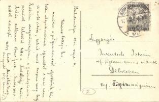 1921 Balatonaliga (Balatonvilágos), Illés és Smalc villa. photo (EK)