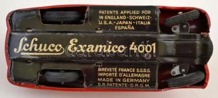 cca 1950 Schuco Examico 4001 fém, felhúzós játék autó kulcs nélkül, de jó állapotban / Vintage toy c...