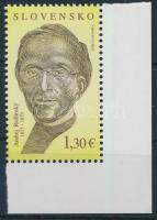 Andrej Ľudovít Radlinský ívsarki bélyeg, Andrej Ľudovít Radlinský corner stamp
