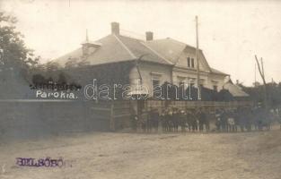 1928 Belső-Bőcs, Bőcs; Parókia, gyerekek. Dr. Hegyaljai Kiss Géza református lelkész levele a hátoldalon. photo