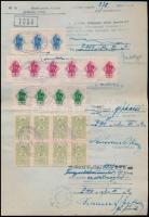 1944 Bp. VI., A Malek Ferenc Gépkereskedelmi Vállalat M. Kir. Honvéd 20. gyalogezred részére kiállít...