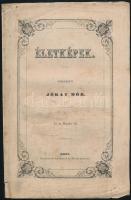 1848 Jókai Mór által szerkesztett Életképek folyóirat 7 töredékes száma, csak címlapok és az ezt köv...