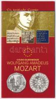 Ausztria 2006. 5E Ag Mozart karton díszlapon T:1  Austria 2006. 5 Euros Ag Mozart on cardboard sheet C:UNC  Krause KM#3131