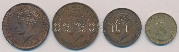 Jersey 1937-1957. 1/24Sh-1/4Sh (4xklf) T:1-,2
Jersey 1937-1957. 1/24 Shilling - 1/4 Shilling (4xdif...