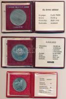 1982. 100Ft Cu-Ni "Labdarúgó Világbajnokság 1982" eredeti MNB tokban tanúsítvánnyal + 1983...