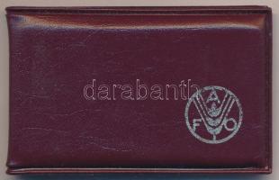 1983. 20f Al + 5Ft Ni + 10Ft Ni "FAO" sor, eredeti tokban tanúsítvánnyal T:BU 
Adamo EM69...