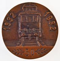 1982. "Kandó Kálmán 1869-1931 / 1932-1982 - 50" kétoldalas emlékérem a magyar villamos von...