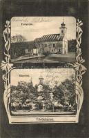 1909 Törökbálint, templom, kápolna. Izely fényképész Art Nouveau (EK)