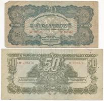 1944. 1P-1000P (8xklf) "A Vörös Hadsereg Parancsnoksága" teljes sor T:III,III-