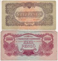 1944. 1P-1000P (8xklf) "A Vörös Hadsereg Parancsnoksága" teljes sor T:III,III-