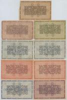 1946. 10.000-10.000.000AP (9x) közte fordított címeres és sorszám nélküli változatok is T:III