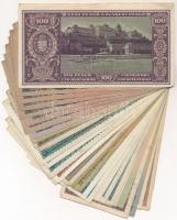 Vegyes: 30db-os pengő bankjegy tétel T:II-III