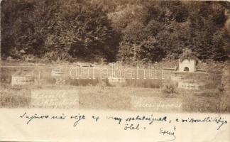 1899 Selmecbánya, Schemnitz, Banska Stiavnica; Csókliget (Kisiblye), Szécsi forrás / spring. photo