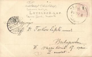 1899 Selmecbánya, Schemnitz, Banska Stiavnica; Csókliget (Kisiblye), Szécsi forrás / spring. photo