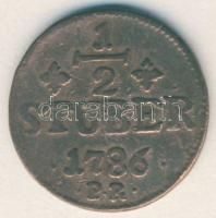 Német Államok/Julich 1786. 1/2S T:3-